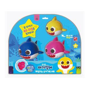 [기타]피노키오 아기상어 헤엄치는 상어가족세트