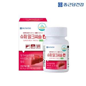 [종근당건강] 슈퍼 밀크씨슬 칸 (2개월분) 비타민B1 B2 B6 100%충족 간건강 간영양제 실리마린