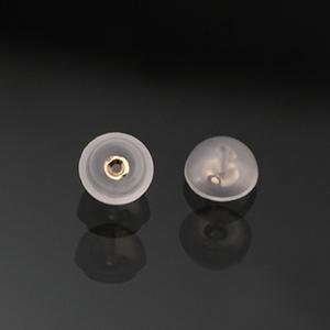 [미니아트] 14K GOLD 실리콘 귀걸이 뒷마개 한쌍