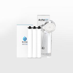 [닥터피엘] 라이트 항균볼 필터 샤워기 + 1차필터 1set (3ea)