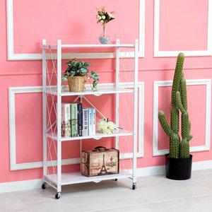 [장보리]이동식 접이식 철제선반 진열대 3단