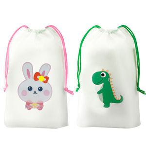 반투명 비닐 포장 봉투 유치원 선물 방수 파우치 복주머니