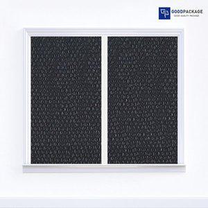 [굿패키지]9.5T 2겹 더블 사생활보호 암막단열에어캡 냉난방 햇빛 차단 시트