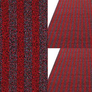 [더크린][매직크린] 칼라 잔디 롤매트/와인스트라이프