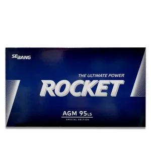 싼타페TM배터리 로케트 AGM95L(AGM90L-DIN 호환) 디젤 적용
