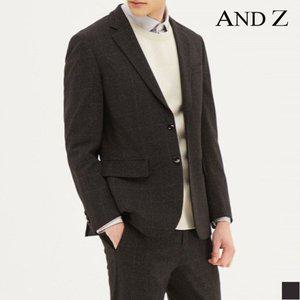 [지오지아][앤드지] 글랜체크 그레이 캐주얼 자켓 (BZB1KG1151)