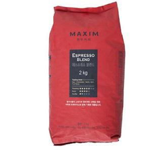 맥심 원두커피 에스프레소 블렌드 2kg