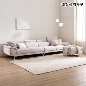 삼익가구 에드 6인용 아쿠아텍스 헤드틸팅 소파 (스툴선택)