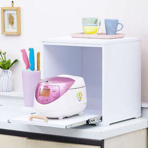 [착불]퀸카 1단 미니렌지대 전자렌지다이 밥솥장 전기밥솥선반 수납장