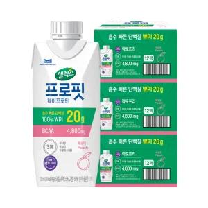 [매일헬스뉴트리션]  프로핏 WPI 프로틴 드링크 복숭아 330ML 36팩