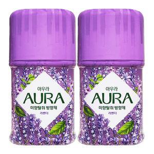 엘지 아우라 에코 미향 탈취 방향제 라벤더향 400mL x 2개