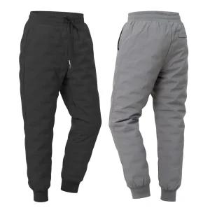 남자 덕 다운 조거 바지 남성 겨울 방한 운동복 트레이닝 오리털 팬츠