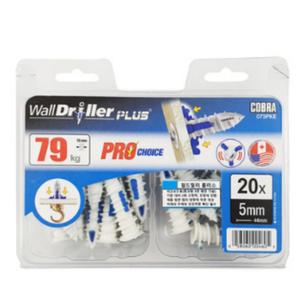 모아리빙 코브라 석고보드 앙카 월드릴러 플러스 073PKE 20개