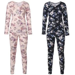 [롯데백화점]비비안 마이크로모달스판 꽃나염프린트 여성내복세트 LG9270S