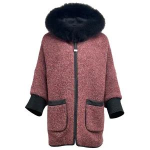 [롯데백화점]데시데 폭스후드 박시핏 짚업자켓 DNW518