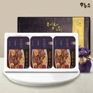 하누소 LA양념갈비 500g x 3팩 선물세트 1.5kg