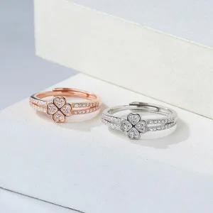 /루즈루나 트에츠 행운 실버925 오픈링반지