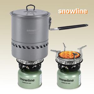 스노우라인 부스트 스토브 + 윈드 포트 솔로 코펠 버너 세트