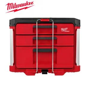 밀워키 48-22-8447 팩아웃3단 멀티 서랍장 공구함 공구수납 잠금장치