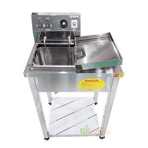 전기튀김기DS-100 스텐1구형/대형튀김기/업소용/식당용/튀귐기