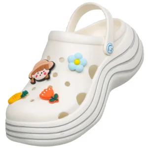 발편한 쿠션 여성 아쿠아 샌들 슬리퍼 슬라이드 실내화 겸용 클로그 DM트윈테일