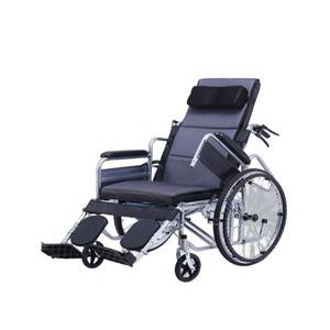 노인 수동 눕는 접이식 도구 휠체어 리프트 초경량 장애인 휴대용 바퀴 이동식 안전한 쿠션 요양원