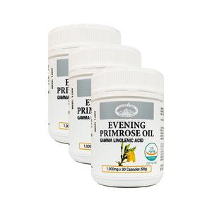 달맞이꽃종자유 감마리놀렌산 달맞이유 1000mg 90정 호주 네이쳐스탑 3개