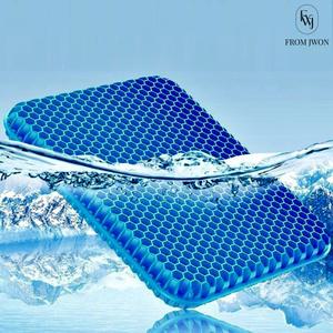 시원한 방석 얼음 쿨 매트 벌집 실리콘 젤리 말랑 차량용
