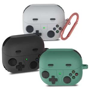 갤럭시 버즈3 프로 FE 케이스 커버 범퍼 뉴트로 게임기 실리콘 분리형 케이스