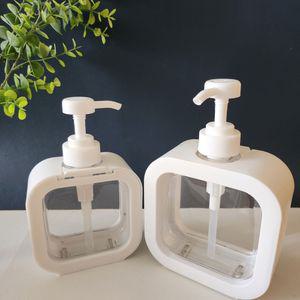 펌핑용기 500ml 디스펜서 샴푸통 물비누통 주방세제통 바디워시통 리필통