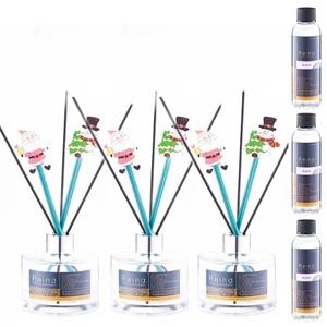 reinaperfume 아로마 크리스마스 디퓨저세트 공병3+리필3+픽6개