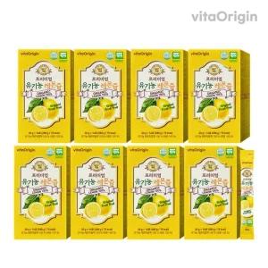 비타오리진 프리미엄 유기농 레몬즙 20g 14포 x 8박스