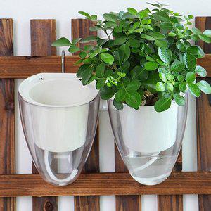 [제이라이프]자동 급수 식물 물주기 저면관수 벽걸이 행잉 인테리어 화분 실내 베란다