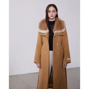 [에고이스트](신세계 사우스시티)컬러배색 카라 포인트 더블 코트(EP4WC160)