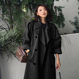 [오노마] ONM 여성 2컬러 가을 무드 루즈핏 트렌치코트 트렌치자켓