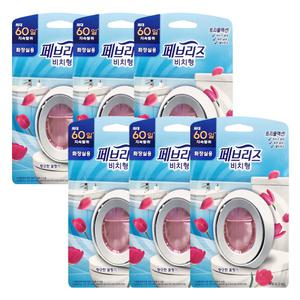 페브리즈 화장실용 방향제 향긋한 꽃향기 6.3ml 1입 X 6개