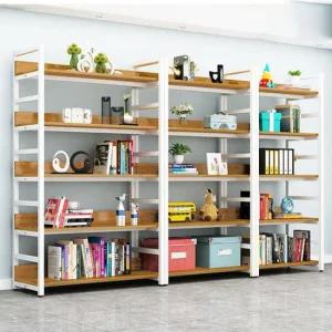 아트박스 가구느낌 리버책장 5단 1200 철제 책꽂이 인테리어