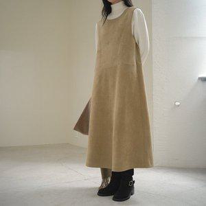 [공구우먼] [제작] 케나 스웨이드 뷔스티에 롱 원피스 79098 빅사이즈여성의류