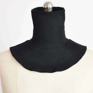 여성 얇은 가짜 목티 티셔츠 이너 목폴라 페이크