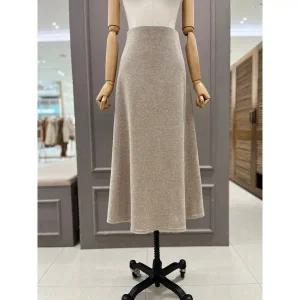 [러브앤쇼](천안아산점)밴딩 니트 플레어스커트 LCEMGKS01