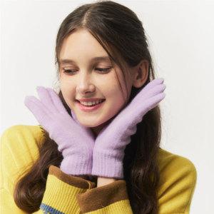 베네통 컬러 터치 니트장갑