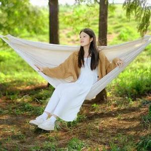 [하프클럽/셀러허브_여성트랜드패션]힐링존 해먹(190x150cm) 경량 그네 야외해
