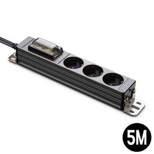 [하프클럽/알티피아]멀티탭 고용량 누전차단 콘센트 3구 5M (티타늄)