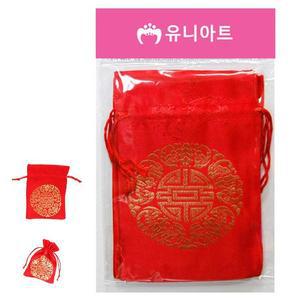 [HYIJB2UD_4B]유니아트 전통공예소품 복주머니 (빨강) G20