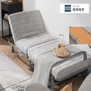 [본사직배] 라꾸라꾸 접이식침대 온열침대 CBK-006S 골드 간이 1인용 싱글 열선내장