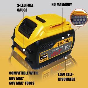 Dewalt 플렉스볼트용 배터리, DCB609, DCB547-XJ, DCB200, DCB201, DCB609, DCB182,DCB204, 20V, 60V 맥스