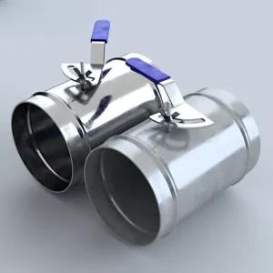 스텐댐퍼 수동댐퍼 수동 배관 닥트 공기조절 밸브 제연 환기구 자재 폐쇄 후드 연통