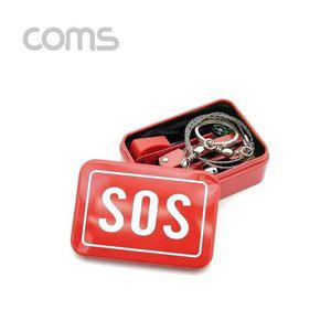 [기타]생존툴 다용도 공구 맥가이버칼 나침반 줄 톱 와이어 (WFFQB1O)