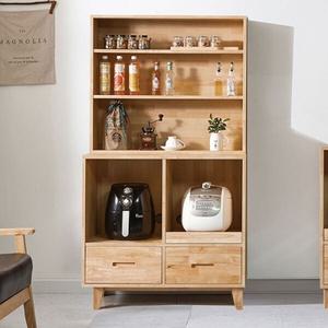 케이디 고무나무 LPM 서랍형 렌지대 상부장세트