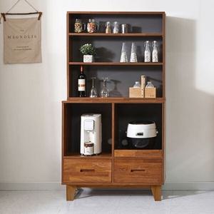 케이디 멀바우 LPM 서랍형 렌지대 상부장세트